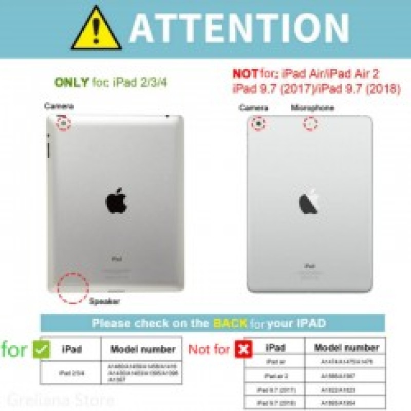 Case For iPad 2/3/4 Case Lightweight Smart Slim Shell Translucent Frosted Back Cover #28855519