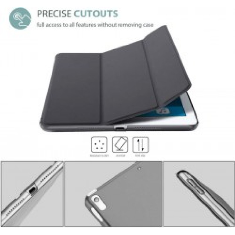 Case For iPad Pro 10.5 2017 Release Model A1701 A1709 Cover Ultra Slim Lightweight Magnetic Smart Translucent Frosted Back Shell #29351565