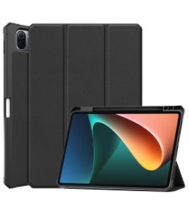 Case for Xiaomi Mi Pad 5 Mi Pad 5 Pro 11" Case with Pencil Holder Magnetic Folding Soft TPU Smart Cover