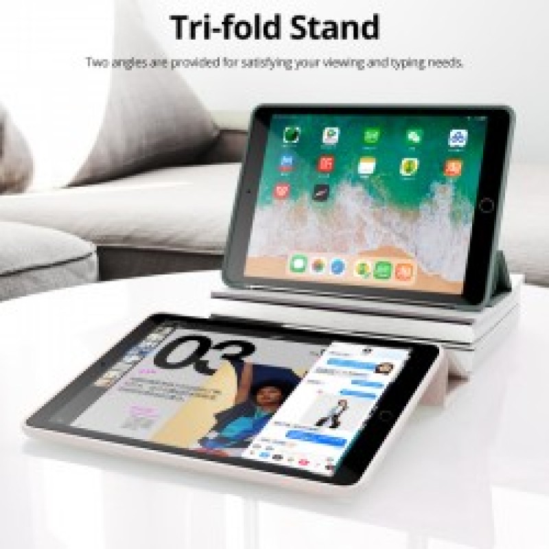Case for iPad 10.2 2021 2020 2019 iPad 9.7 2018 2017 Magnetic Folding Soft TPU Smart Cover #11524948
