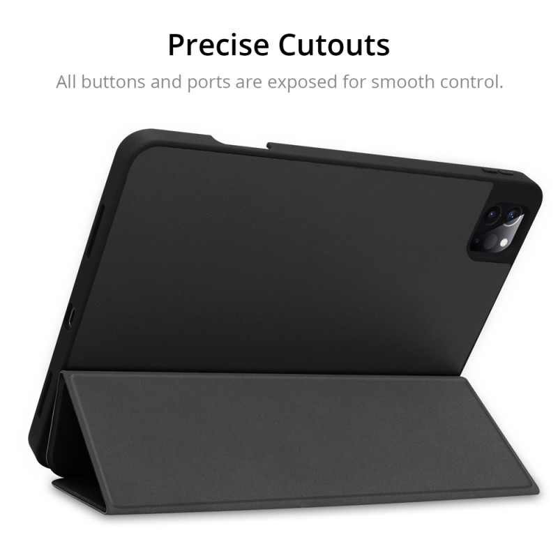 Case For iPad Pro 11 2021 Case with Pencil Holder Magnetic Folding Flip Stand Soft Smart Cover #65757995