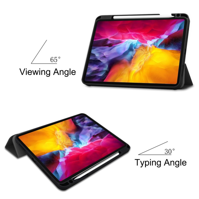 Case For iPad Pro 11 2021 Case with Pencil Holder Magnetic Folding Flip Stand Soft Smart Cover #65757995