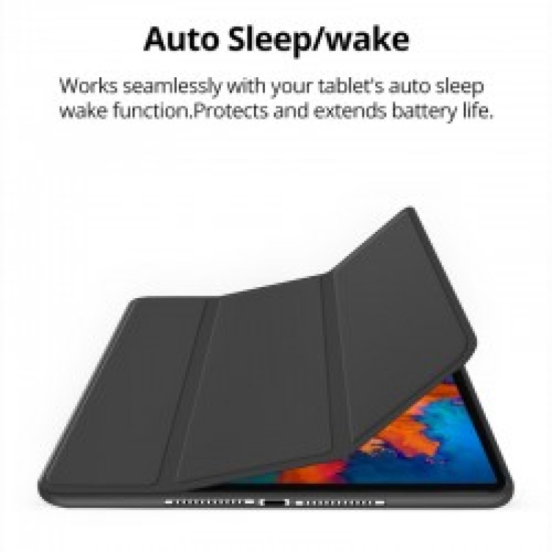 For Lenovo Tab P11 Case P11 Plus 11" Slim Magnetic Folding Stand Soft TPU Smart Cover #58505598