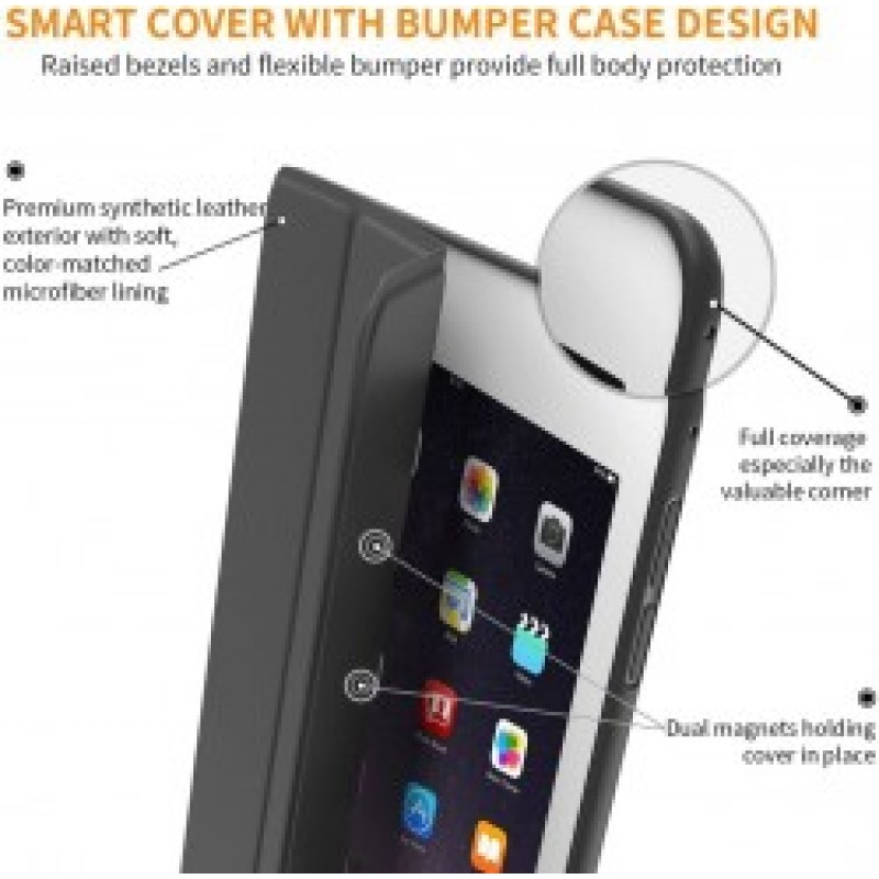 Magnet Case For iPad Pro 12.9 2015/2017 Soft Silicon Stand Cover #26750994